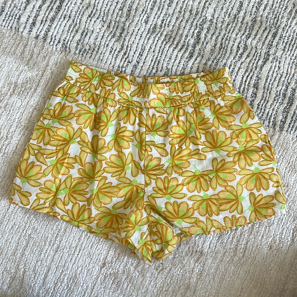 Zara floral shorts